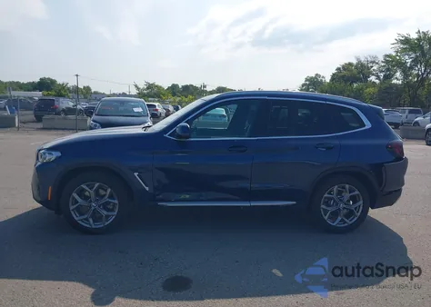 2022 BMW X3 xDrive30I z USA, uszkodzony, nr VIN WBX57DP06NN125595